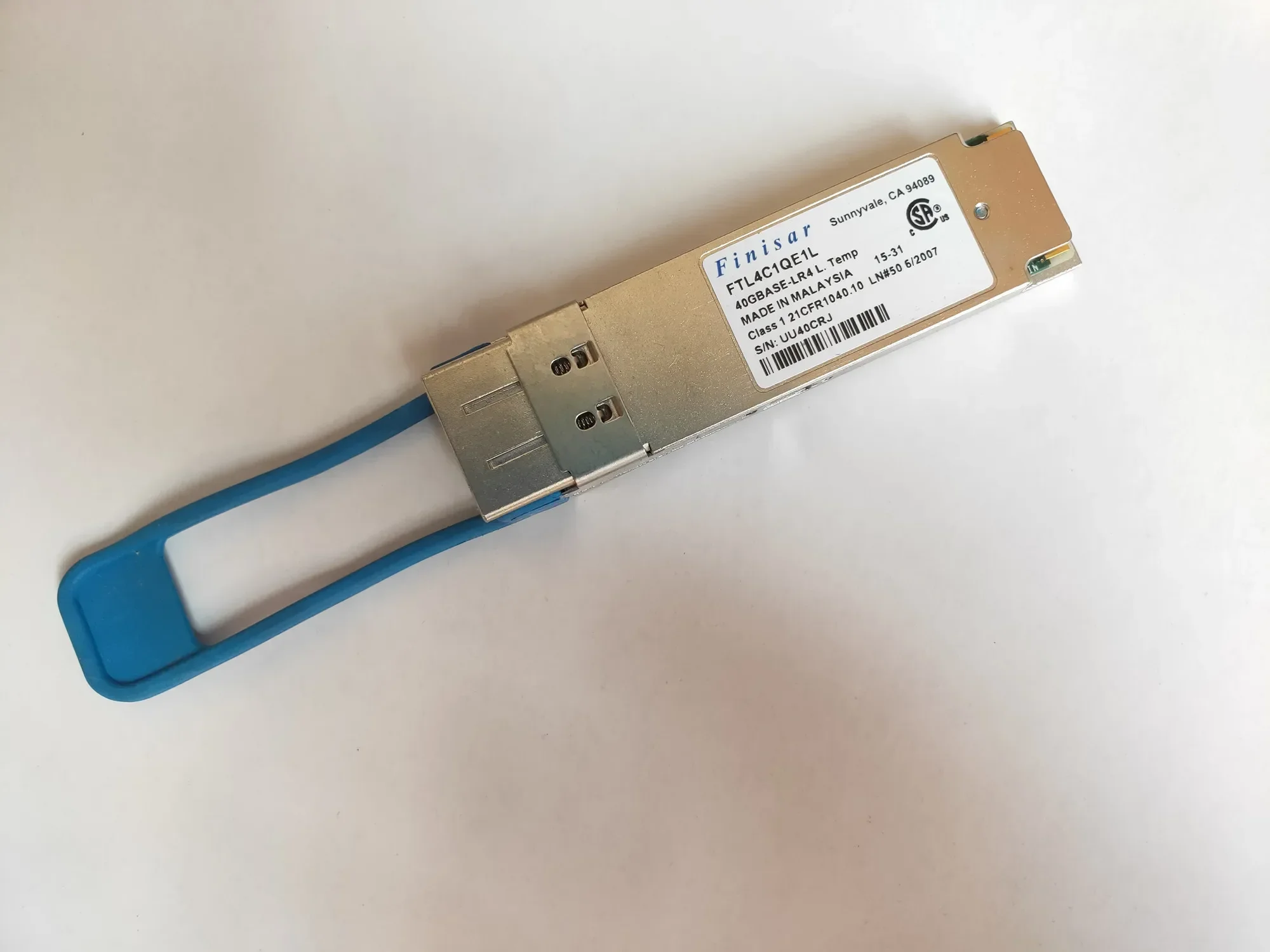 

Original New FINISAR Transceiver 40GB 10KM QSFP/ FTL4C1QE1L FTL4C1QE1C FTL4C1QE2C FTL4C1QE3C FTL4C1QE2L-G3 10KM