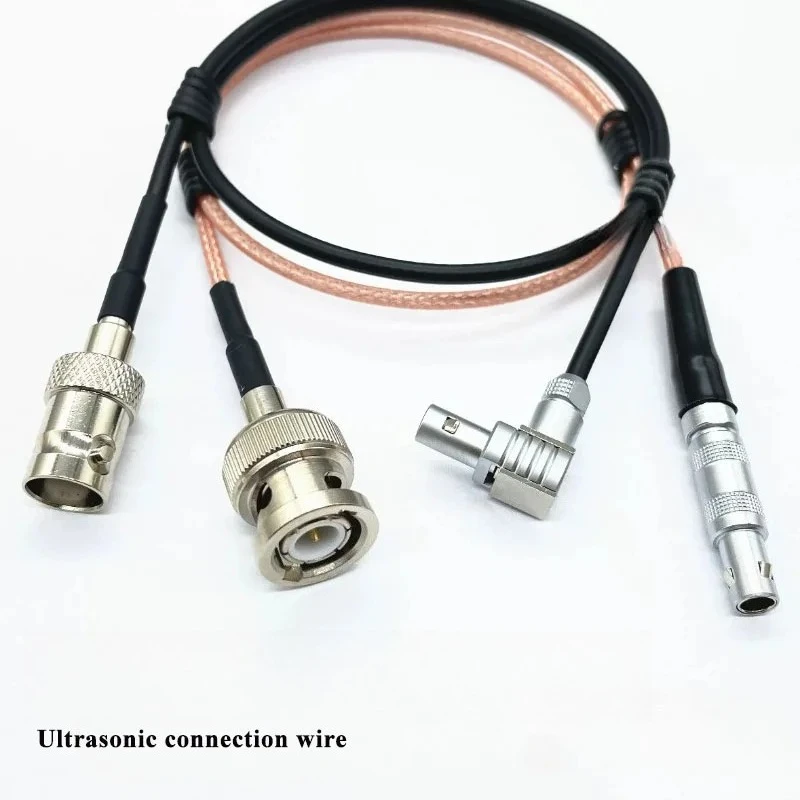 Remo 00S to BNC C5 Female Plug with FFA Single Core Flaw Detection Thickness Gauge 00S Ultrasonic Connection Wire Compatible