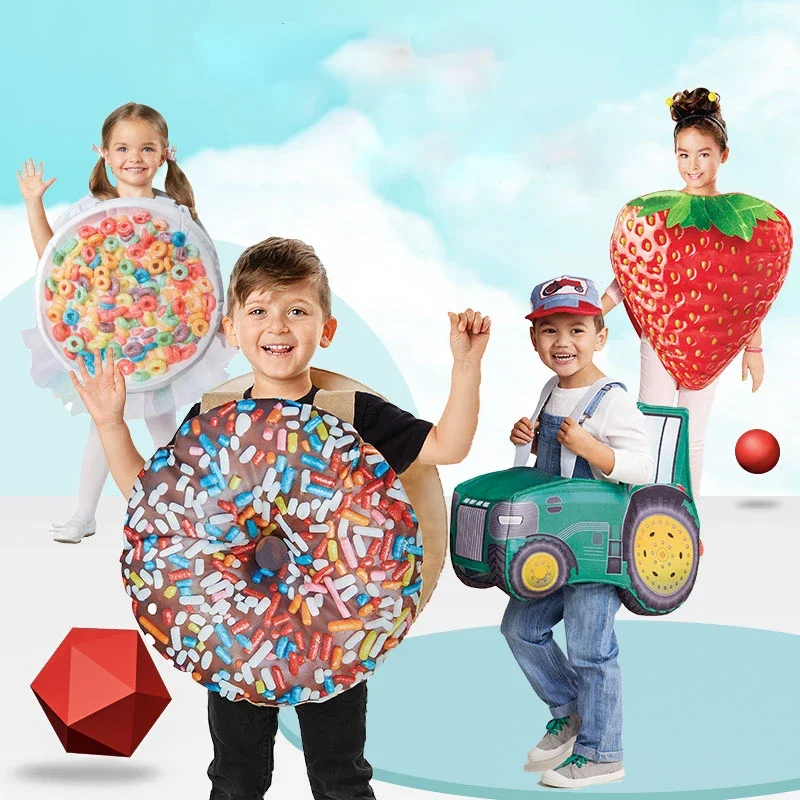 

Creative Performance Clothing Food Fruit Clothes Strawberry Fancy Dress Cosplay Party Costumes Halloween Costume