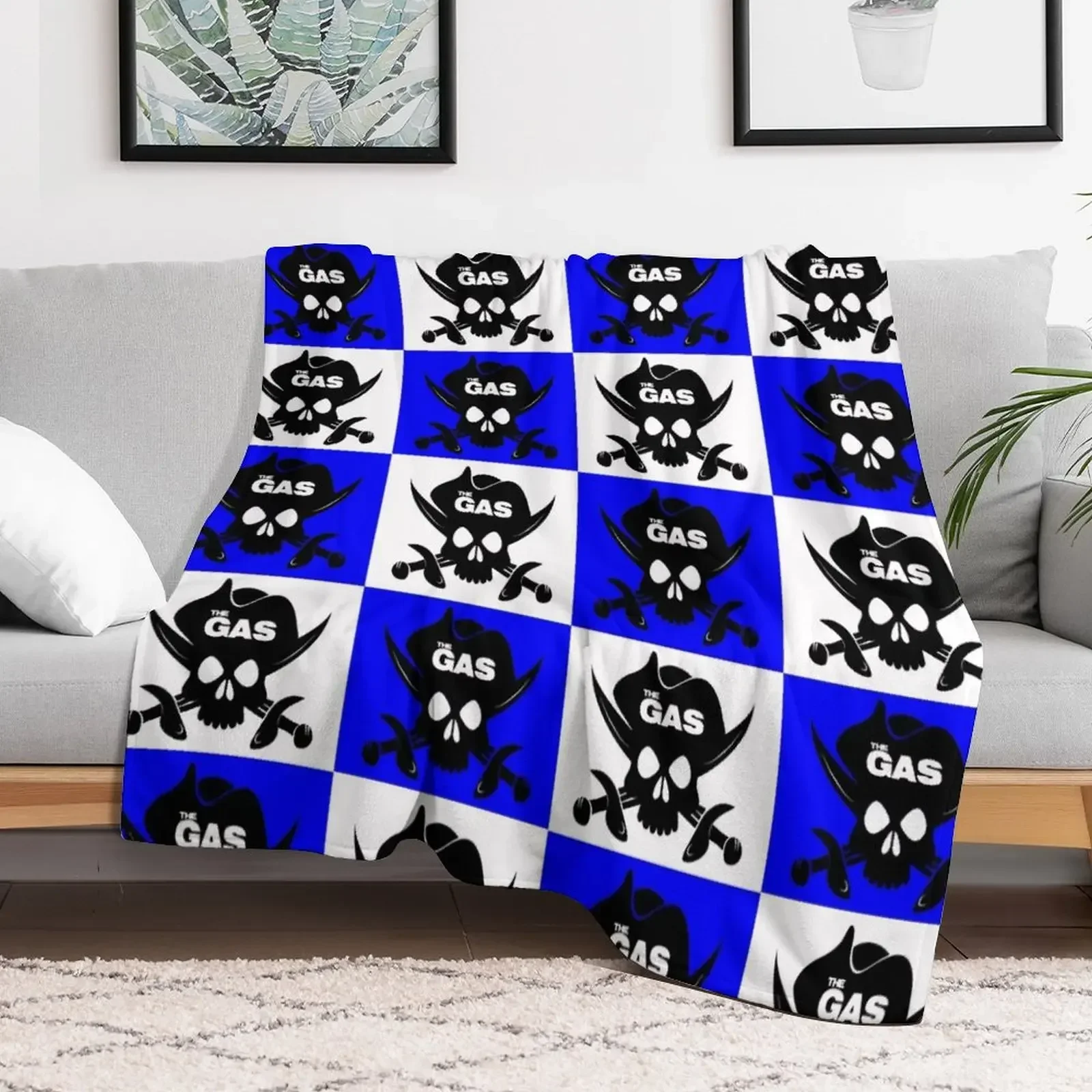 

Bristol Rovers pirates football team Throw Blanket Hairy Flannel Softest Blankets blankets ands Tourist Blankets