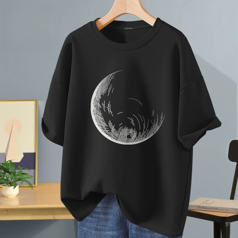 NOVEDAD DE VERANO 2025, camiseta de manga corta de algodón Jeanswest, camiseta holgada de moda para hombre, camiseta Unisex lo mismo