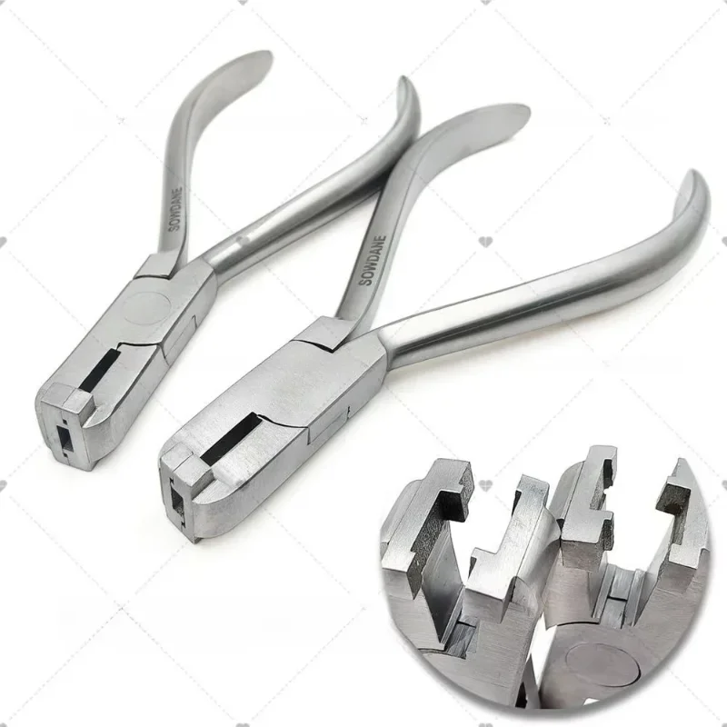 Lab Double-sided Curved Z-shaped Pliers Stainless Steel Z-curved Pliers Ladder Curved Pliers