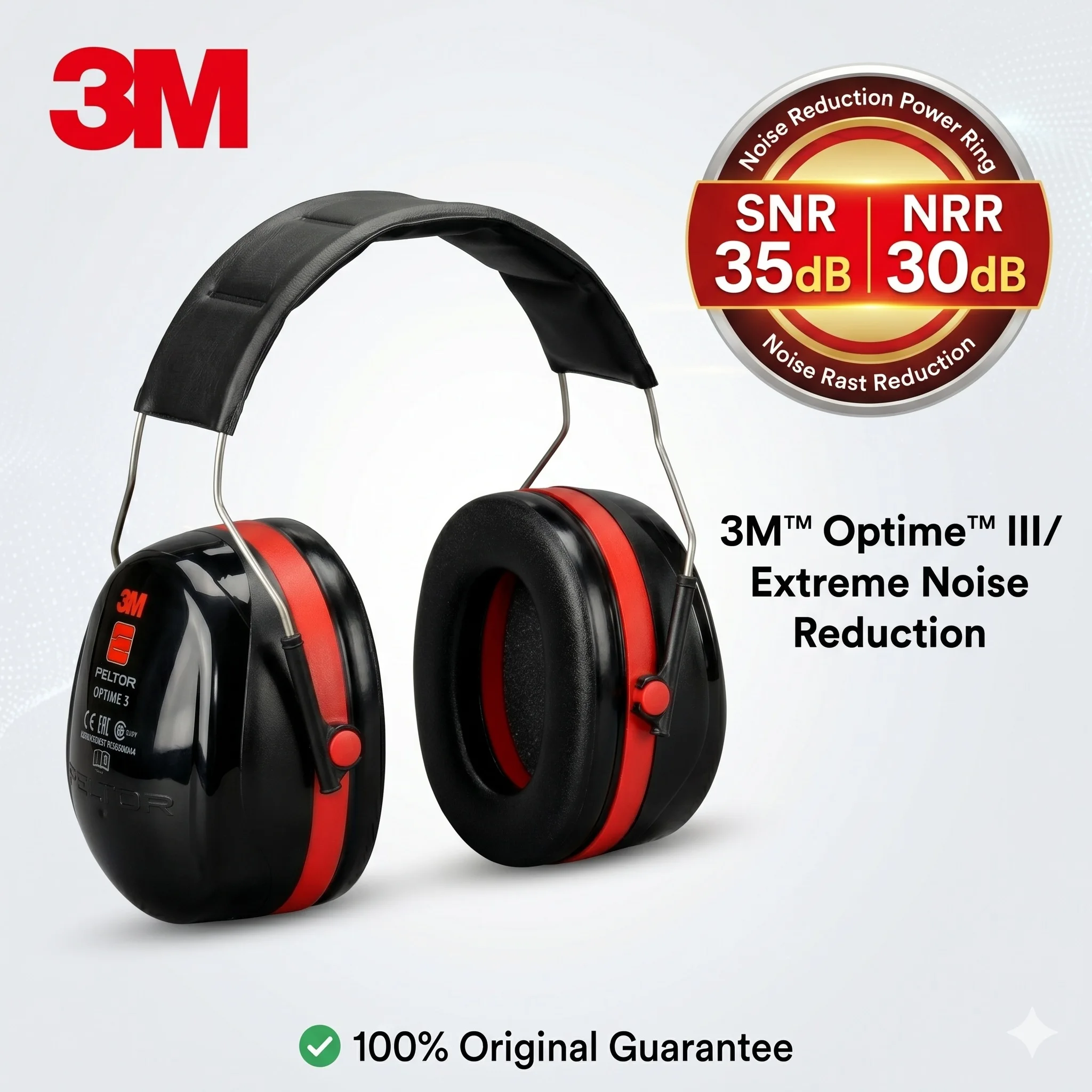 Shooting Ear Muff - Protectores Auditivos 3M H540A SNR 35dB,