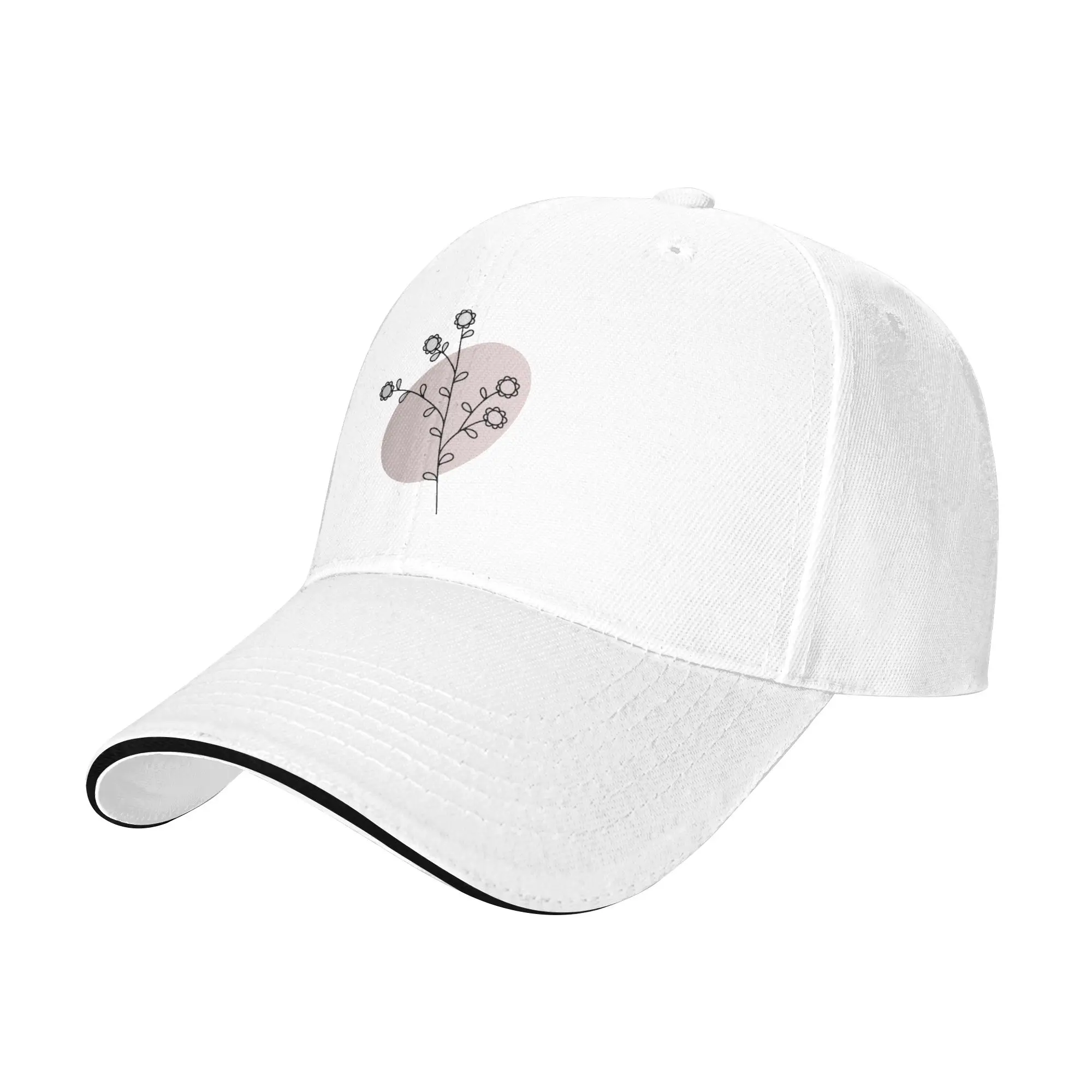 Minimalist little daisies design Gift For Children Men Women A Baseball Cap Hat