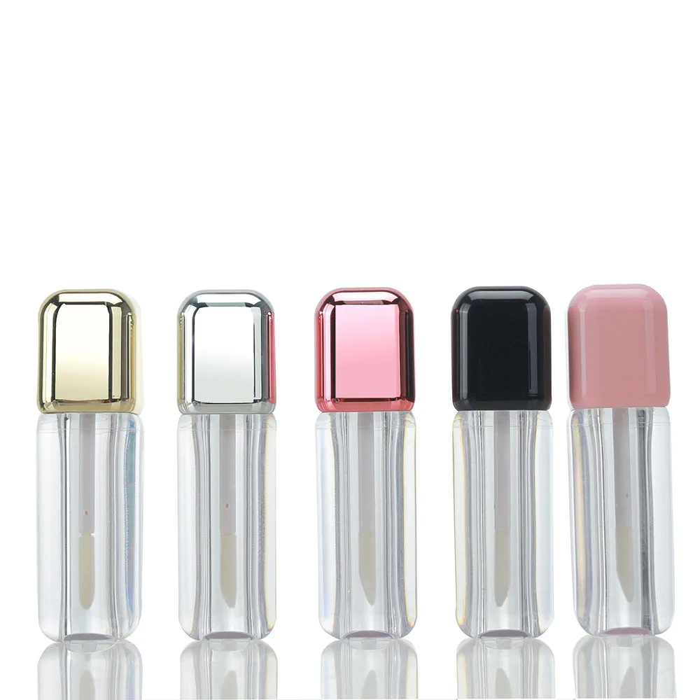 7 ml Lipgloss-Tube, einzigartiger kosmetischer Lipgloss-Behälter, leeres Lippenöl-Paket mit Applikator, Private Label-Großhandel