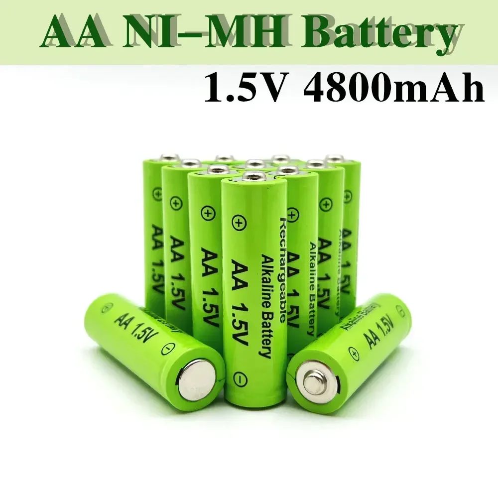 

2024-1.5VAA Rechargeable Battery 4800mAh, Suitable for Toy Remote Controls, Microphones, MP4s, and Other Devices