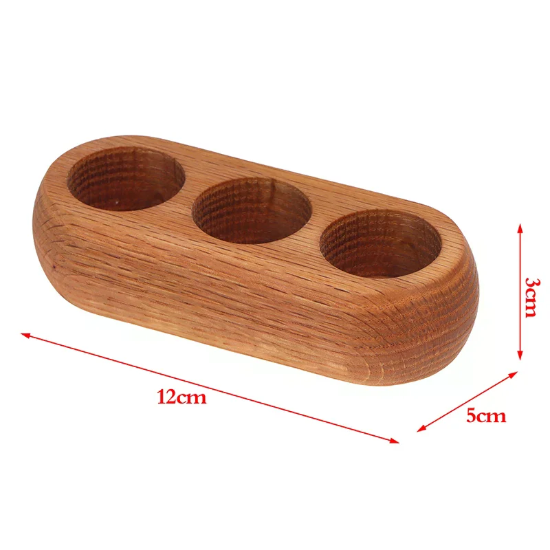 رف تخزين الزيوت العطرية لتدليك السبا، حامل عرض من الخشب الصلب، منظم مستحضرات التجميل لزجاجة زيوت التدليك 15 مل