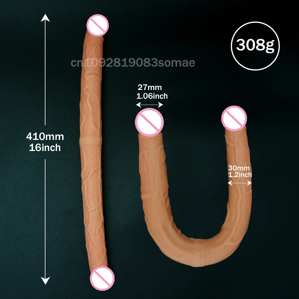 Realistischer Flexibler Doppelseitiger Dildo Für Analspiel_voghion.com