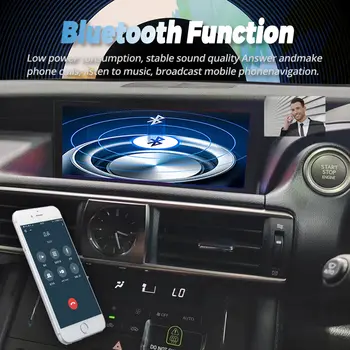 適用於雷克薩斯 IS RC 200 250 200t 300h 2013-2020 的右舵 10.25 吋 CarPlay 螢幕安卓 14 藍牙收音機車載多媒體播放器導航 10 最佳銷售 雷克薩斯 CarPlay IS 300h - №9