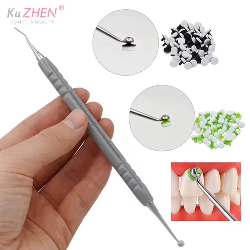 Dental Resin Filling Molding Tools Veneer Foam Pads Composite Resin Spatula Handle Kit Quick Dentistry Instrument Dental Tools