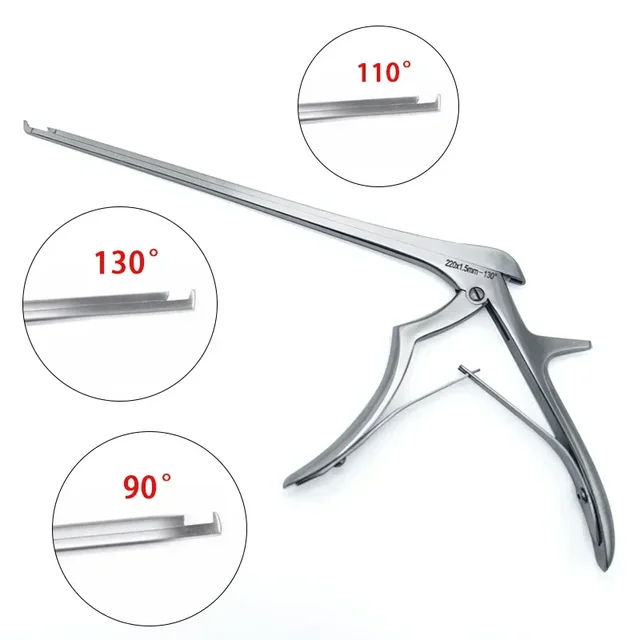 Stal nierdzewna Kerrison Bone rongeur kleszcze 220mm ortopedyczny instrument chirurgiczny dla zwierząt domowych