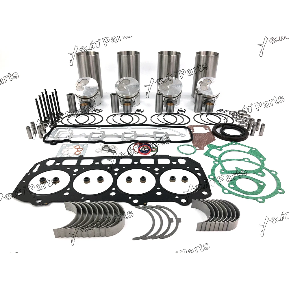 Practical 4D98E Engine Overhaul Rebuild Kit With Gasket Bearing Valve Set For Yanmar engine part