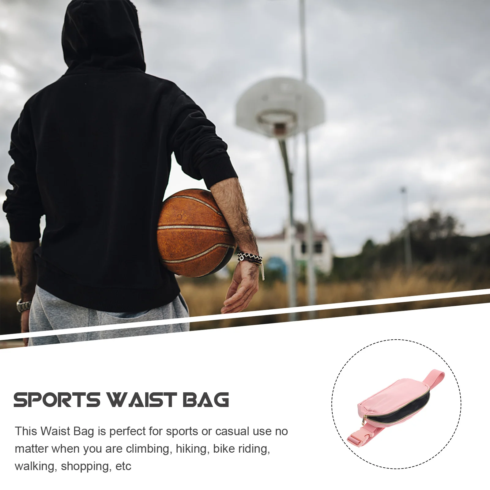 Stylish Adjustable Waist Bag for Women Fashionable Chest Fanny Pack for Running Cycling Walking Travel Sports Use