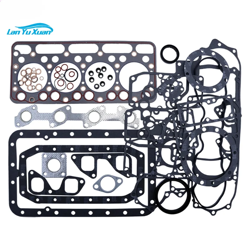 Overhaul Gasket Kit for Kubota V1702 V1702B Engine 743 733 Excavator