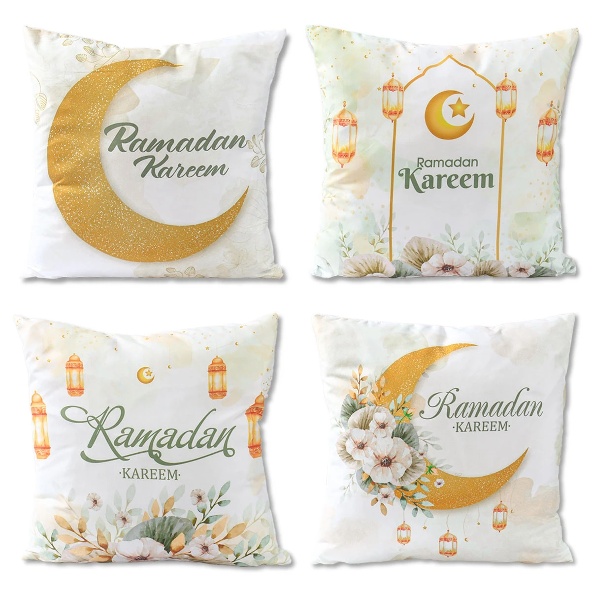 

EID Mubarak Decor Cushion Cover Ramadan Decorations For Home Islamic Muslim Decor Ramadan Kareem EID Al-Fitr Ramada Pillowcase