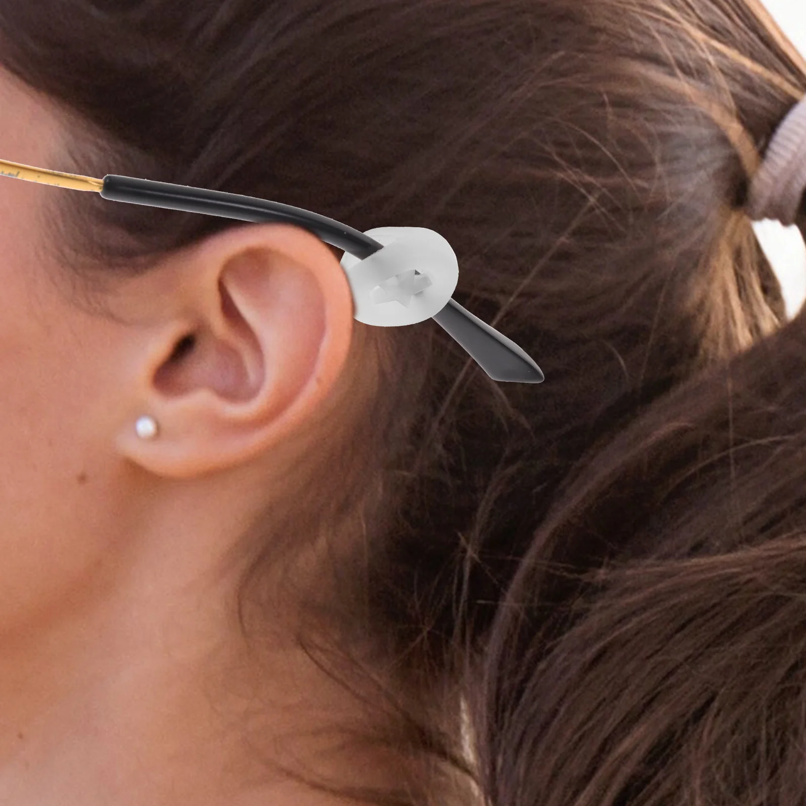 

Glasses Ear Grips Silicone Non-Slip Eyeglass Holders Lightweight Flexible For Sports Running Hiking Climbing Outdoor