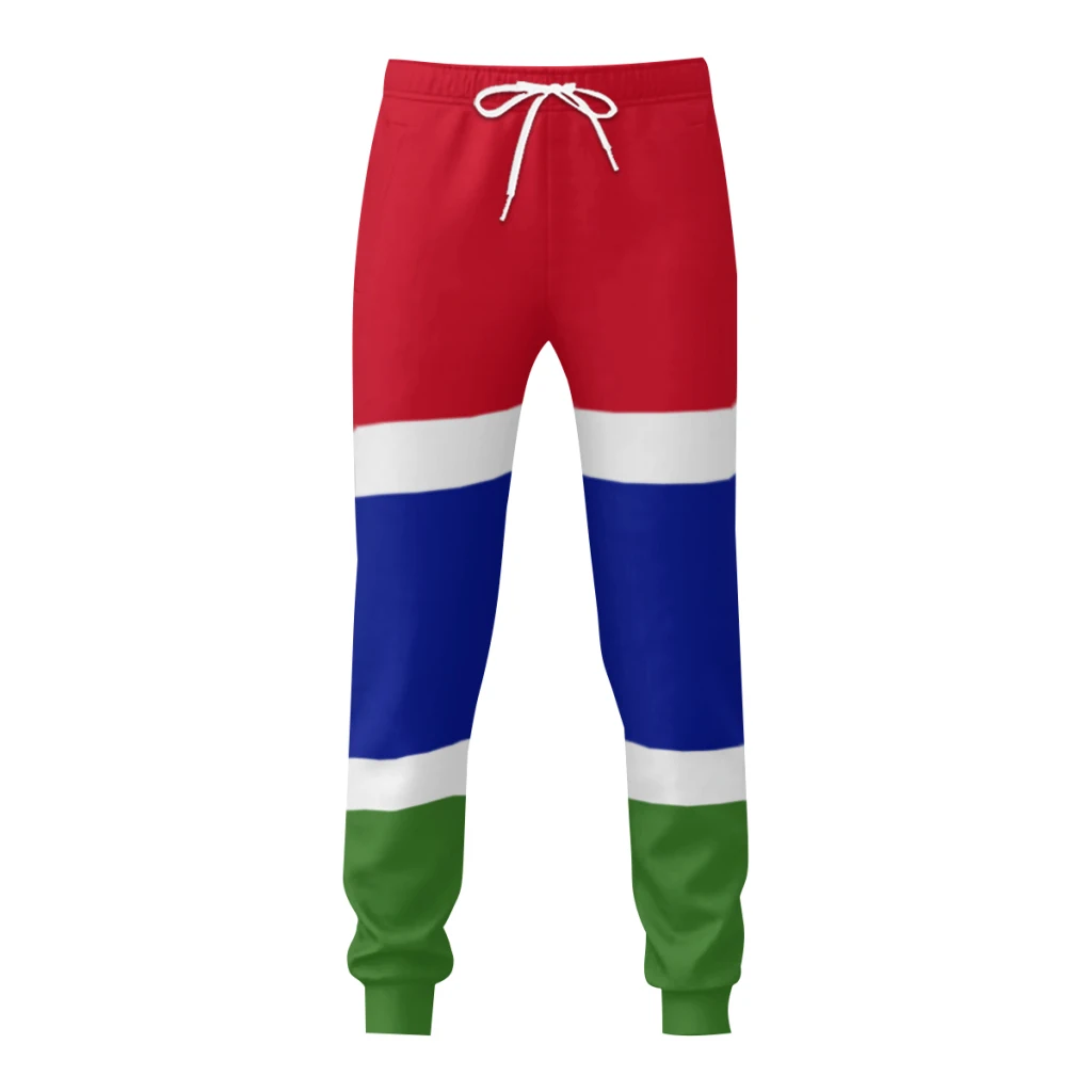 

Gambia Flag Mens Sweatpants with Pockets Joggers for Men Sports Casual Sweat Pants With Drawstring