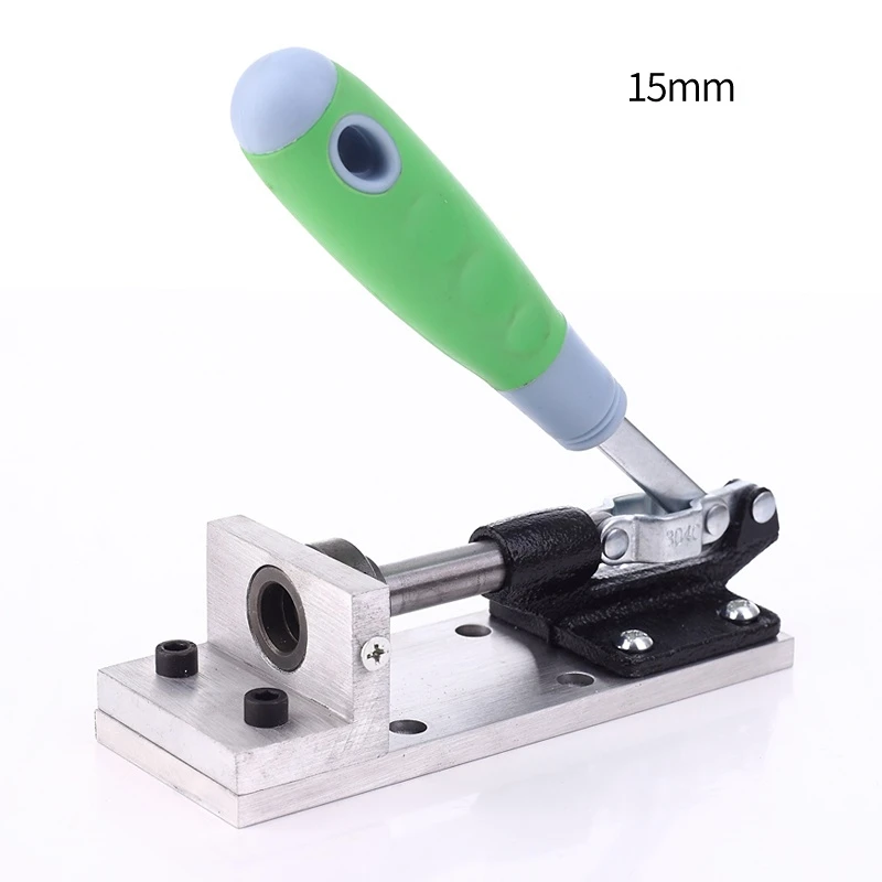 8mm/15mm Manual Edge Banding Punching Hole Machine Edge Bander Hole Guide Woodworking Edge Banding Leather Hole Punch Tool