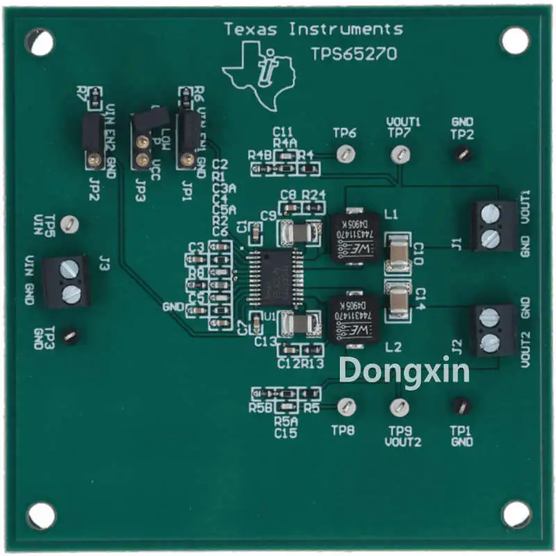 TPS65270EVM TPS65270 High Current, Synchronous Step Down Dual Buck DC/DC Converter Evaluation Module