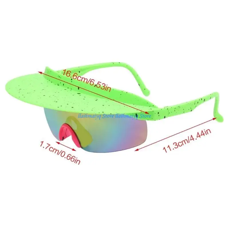 نظارة شمسية 573B مع حاجب متصل بحاجب حاجب النظارات الشمسية يعلق حاجب الشمس على النظارات الشمسية #6