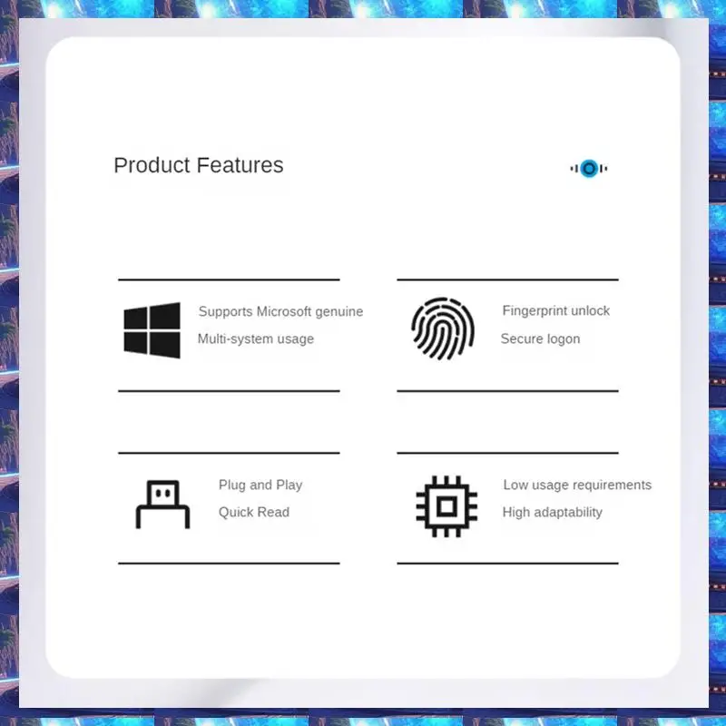 

2025 Mini USB Fingerprint Reader Module USB Fingerprint Recognition Device USB Fingerprint Reader For Windows 10 11 Hello,Mini U