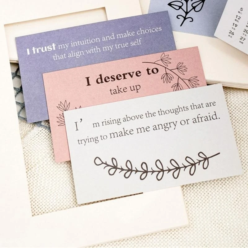 100 tấm Thẻ động lực truyền cảm hứng cho phụ nữ Thẻ khẳng định tích cực Thẻ khẳng định hàng ngày