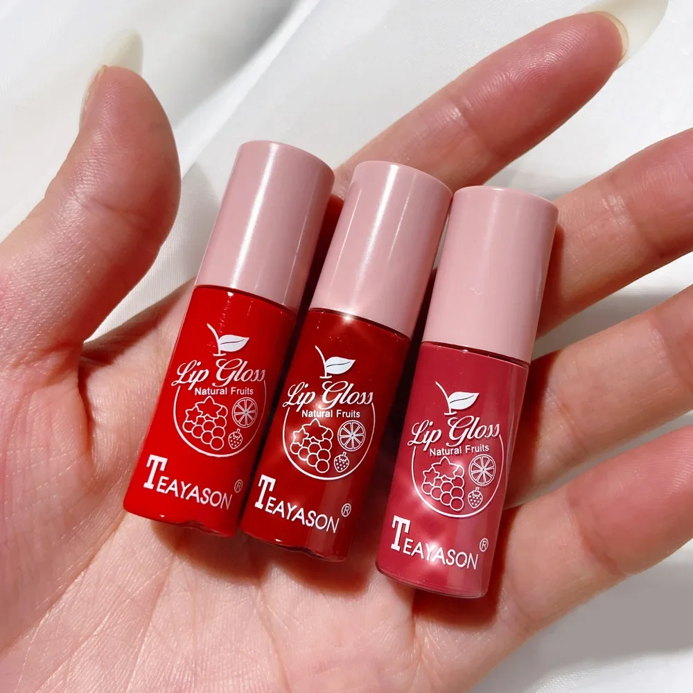 Brilho labial duradouro impermeável para mulheres, batom líquido, brilho de espelho, cosméticos brilhantes, maquiagem, 10 cores