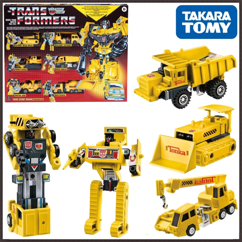 In Stock Takara Tomy Transformers G Series Linkage Tongka Mashup  Terminator Figure Model Anime Action Deformation Robot