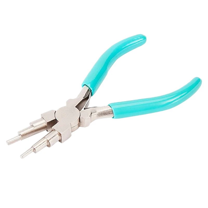 

6 In 1 Bail Making Pliers Wire Looping Forming Pliers With Non-Slip Grip Handle For 3Mm To 9.5Mm Loops And Jump Rings