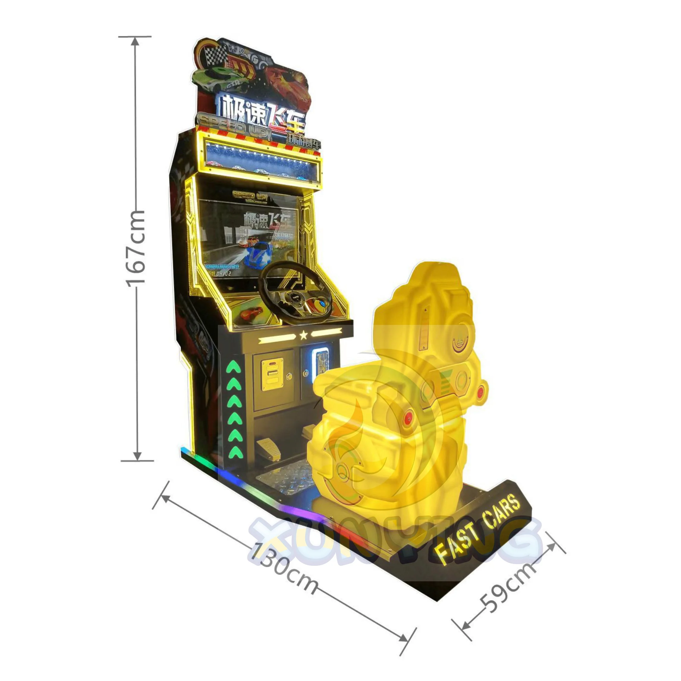 

Factory Best Price Coin Operated Games Racing Machine Car Racing Two Player Arcade Game Machine Driving Video Games for Sales