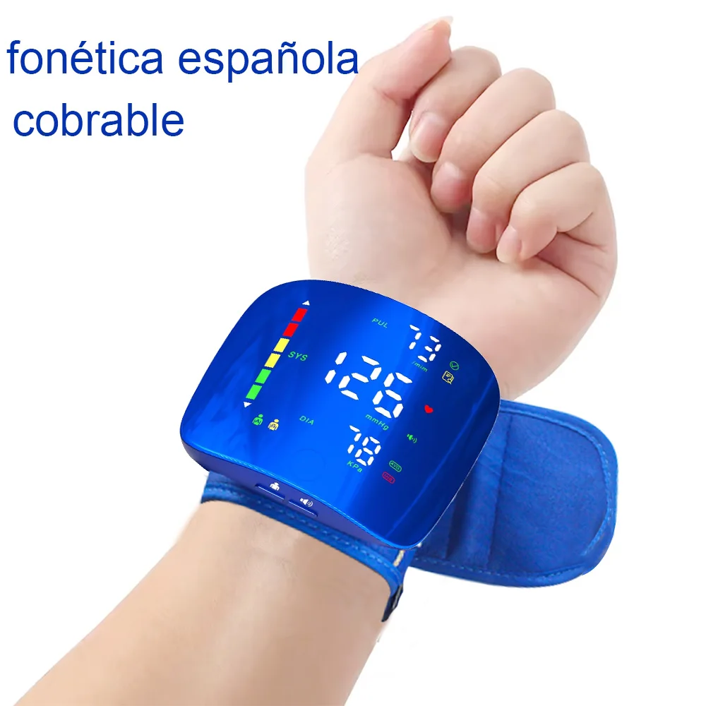 Spanish Blood Pressure Monitor ,Chargable Blood Pressure Mete,Automatic Tonometer ,Heart Rate Monitor,Spanish Language Broadcast