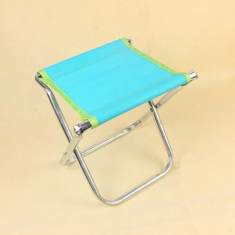 Outdoor Camping Fishing Folding Stool Strong Bearing Capacity Portable Small Stool Mesh Lightweight Picnic BBQ Beach Stools