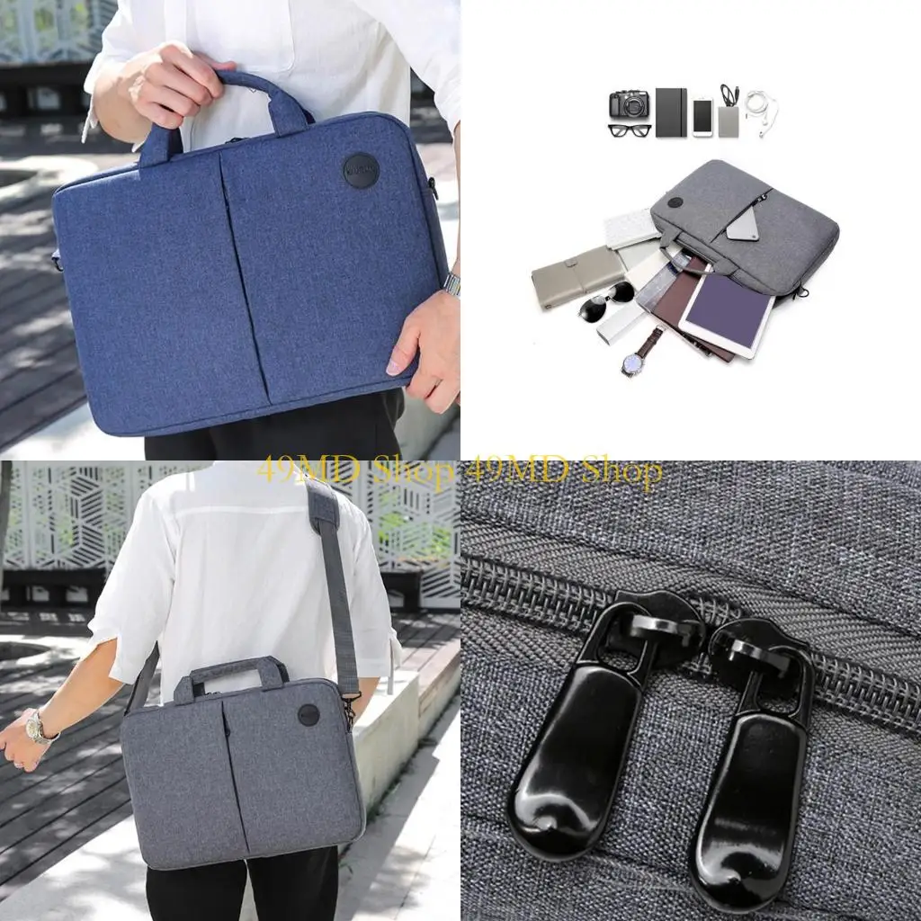 49MD Tas Tote Komputer Tas Notebook Ramping Tas Kerja Pembawa Bahu Kurir