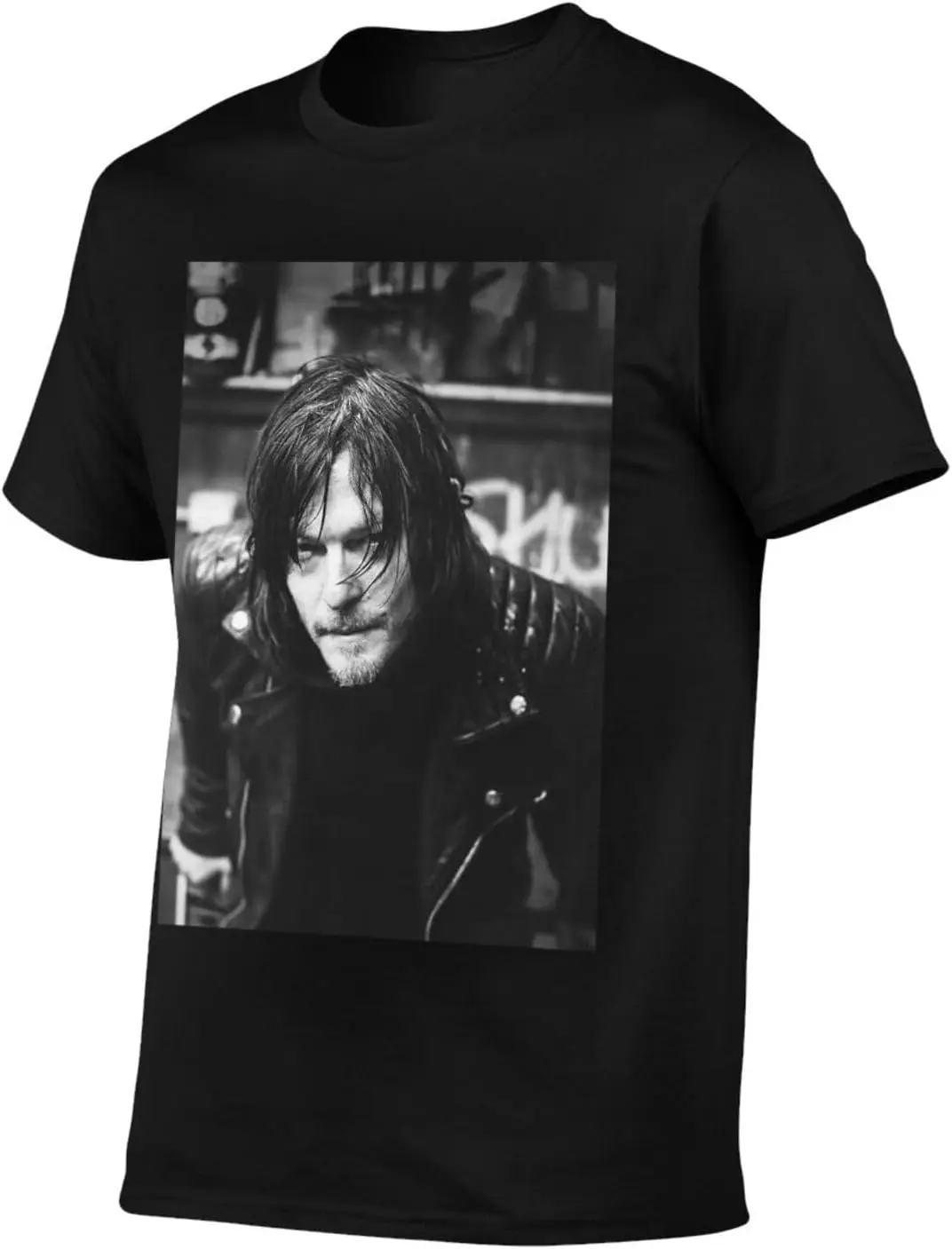 Norman Reedus Tshirt Daryl Dixon Short Sleeve 100% Cotton Top Crewneck Tees for Men Women （XSmall-4XLarge）