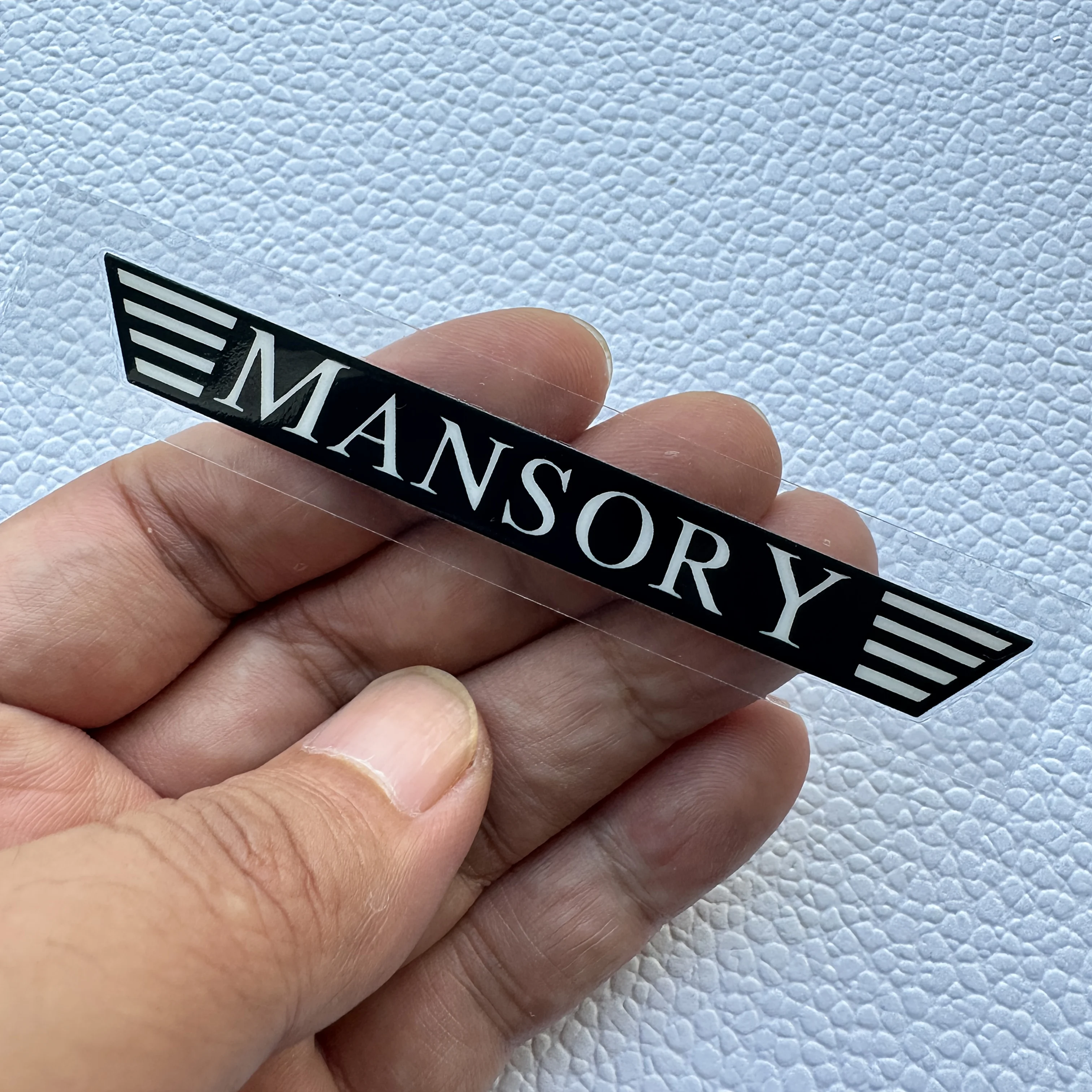2 قطعة Autocollants Mansory pour Voiture-Emblemes de Marque Automobile en PVC Durable pour VEHicules Universels #6