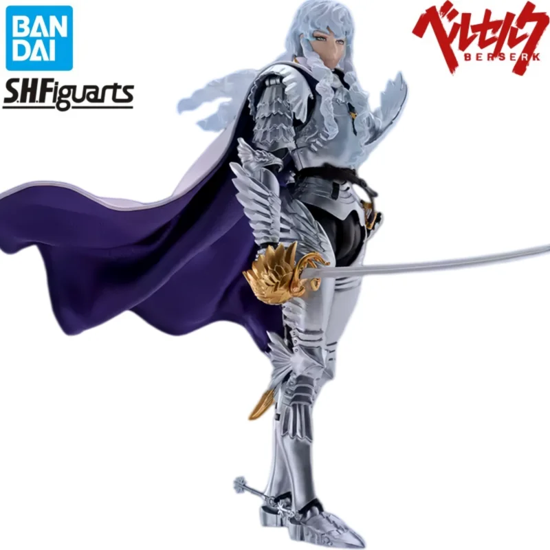 Auf Lager: Bandai Original S.H. Figuarts Berserk Griffith Actionfigur Modellpuppe – Brandneu, originalverpackt – Anime-Charakter-Spielzeugmodell