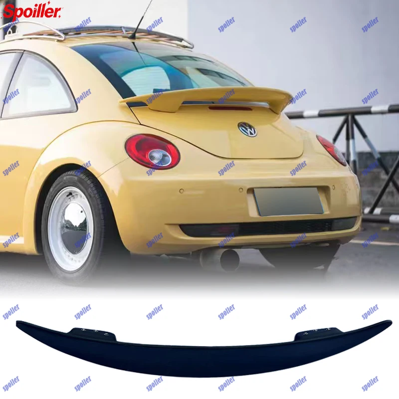 Suitable for Volkswagen Beetle spoilers from 1998 to 2010, made of high-quality carbon fiber FRP material