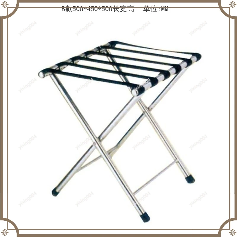 Stainless Steel Luggage Rack Foldable for Hotel Room Home