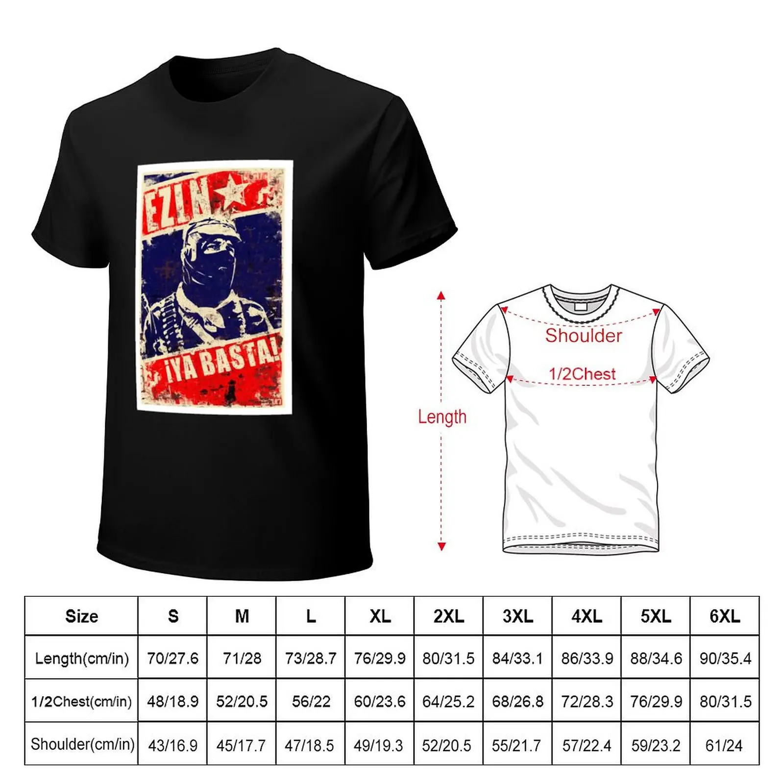 Mens My Favorite EZLN Subcomandante Marcos T-Shirt Holiday All Match T-Shirt