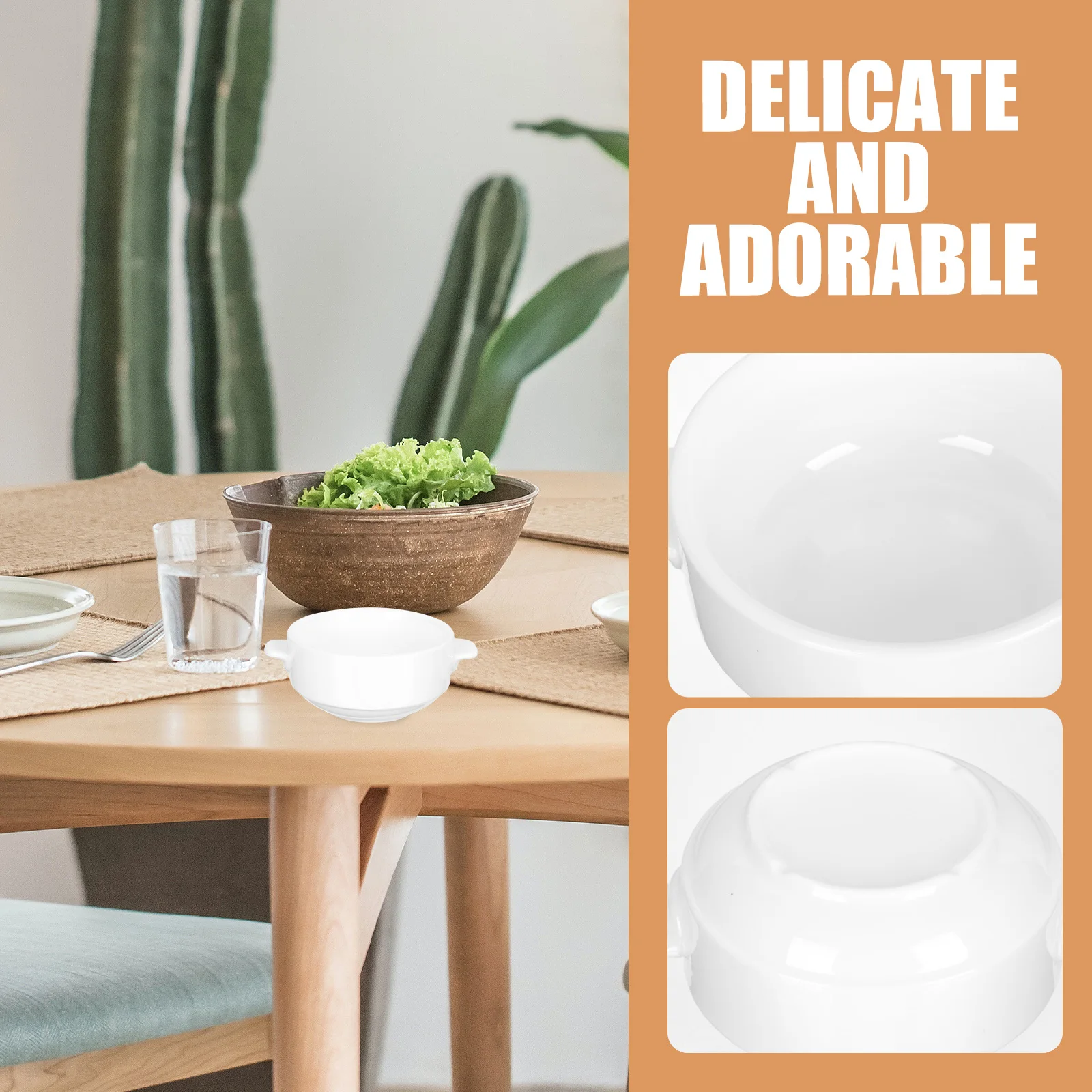 

1 шт., простая чаша, белая чашка, керамический материал премиум-класса, термостойкий, легко чистится, многоцелевой для кухни, столовой, учебы и