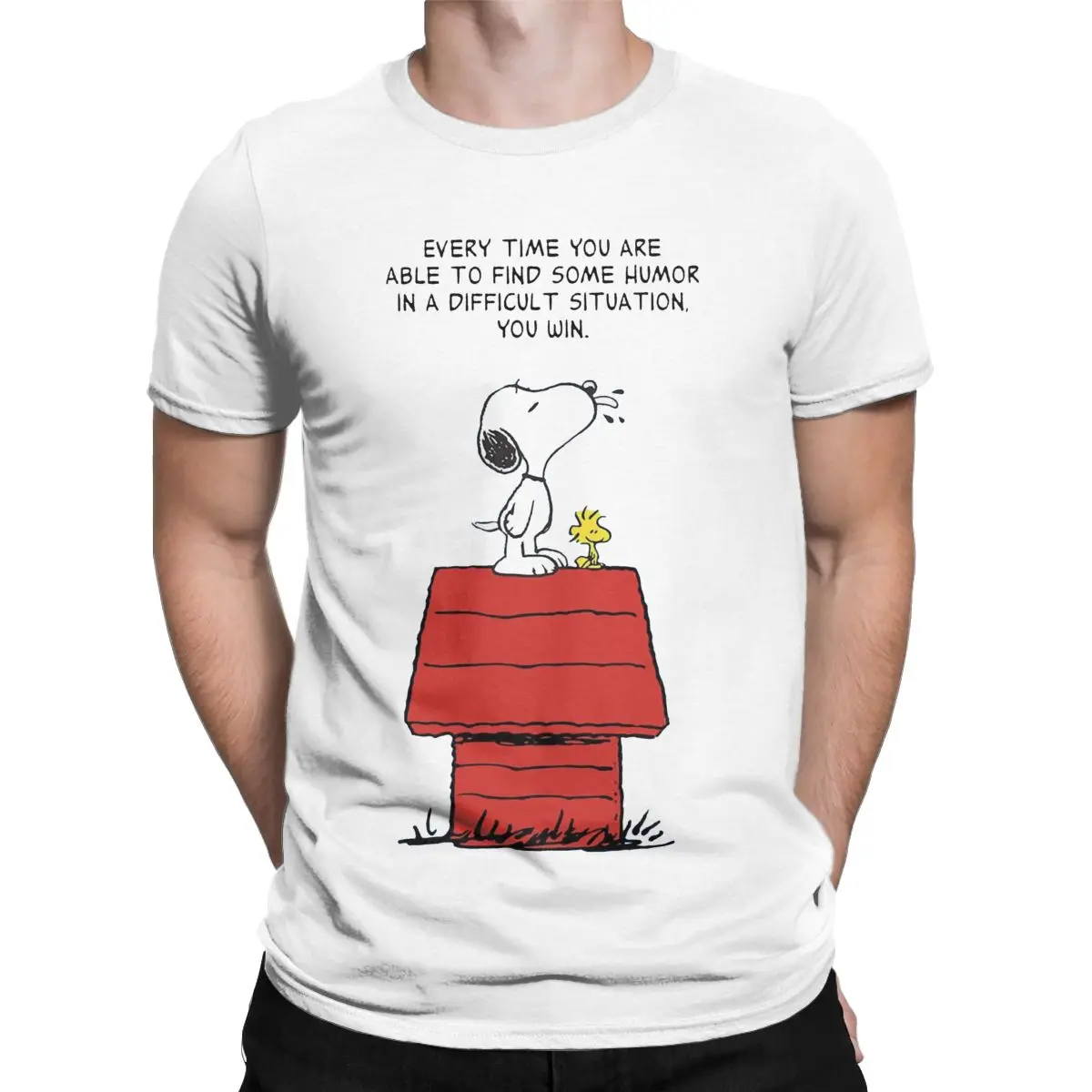 Snoopy And Woodstock T Shirts Accessories for Men Women Cotton Casual Peanuts Cartoon Tee Shirt Short Sleeve Tops Printed