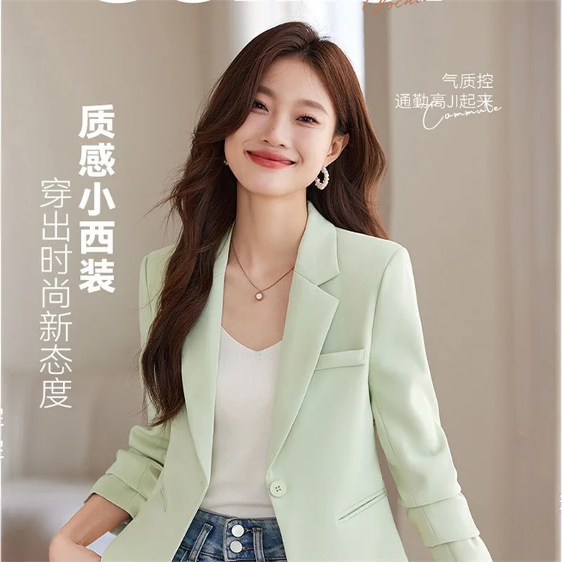 High end summer short sleeved professional casual temperament suit jacket coat slim jewelry store hotel front desk work clothes