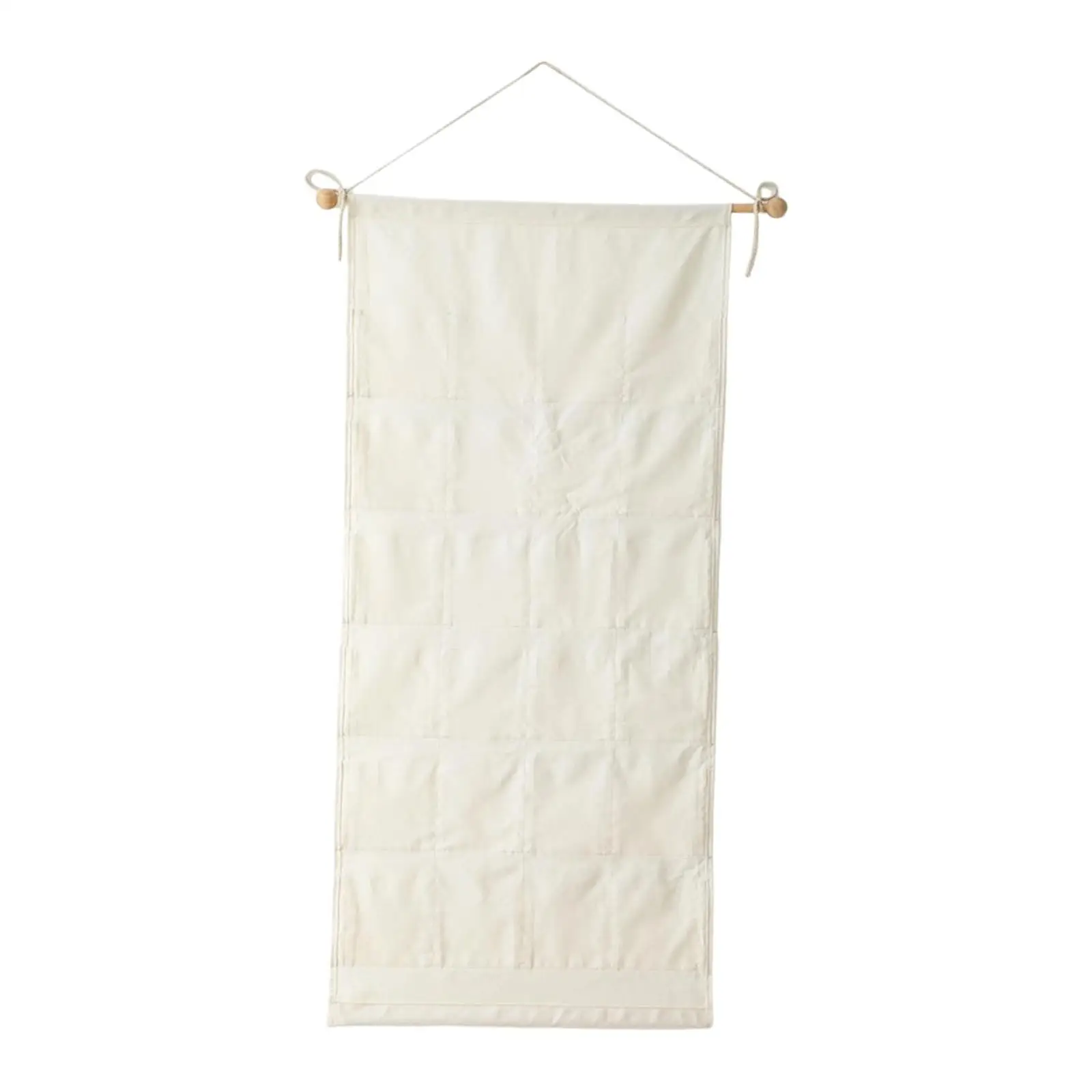 تقويم القدوم 2026 24 جيوب ملء حقيبة تخزين معلقة مزخرفة إبداعية خاصة بك لوحة صور لباب الحائط المنزلي