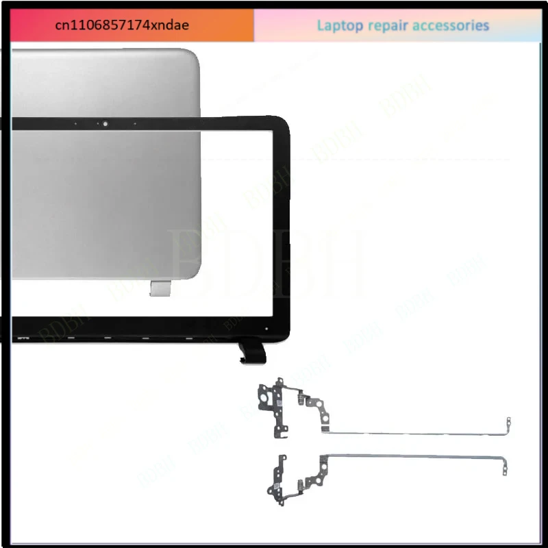 Корпус для ноутбука: задняя крышка LCD, передняя рамка, нижняя часть корпуса, петли, верхняя задняя крышка (без сенсорного экрана) для Pavilion 15-P, 15-K, TPN-Q140