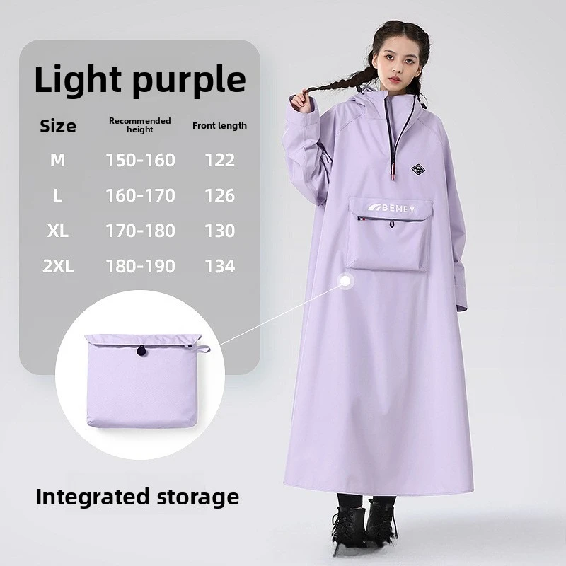 

1 шт. утолщенный мотоциклетный плащ для взрослых, дождевик для электромобиля для мужчин и женщин, прочный водонепроницаемый снаряжение для верховой езды, специальный плащ