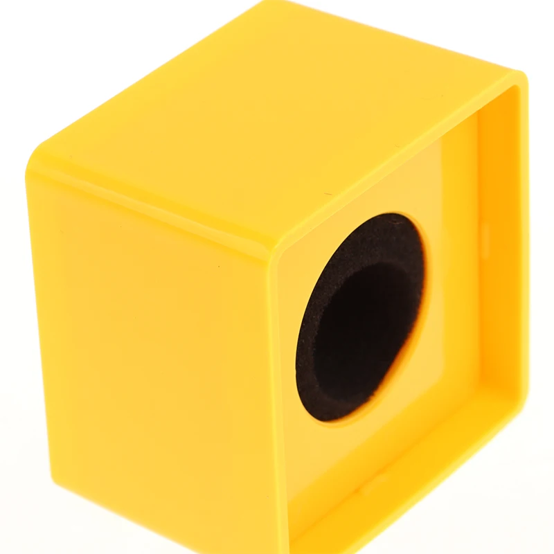 1 قطعة برتقالي/أسود/أصفر/أبيض/أزرق ABS KTV ميكروفون محطة العلم مربع الشكل ميكروفون محطة مقابلة التلفزيون ثقب أسود #4