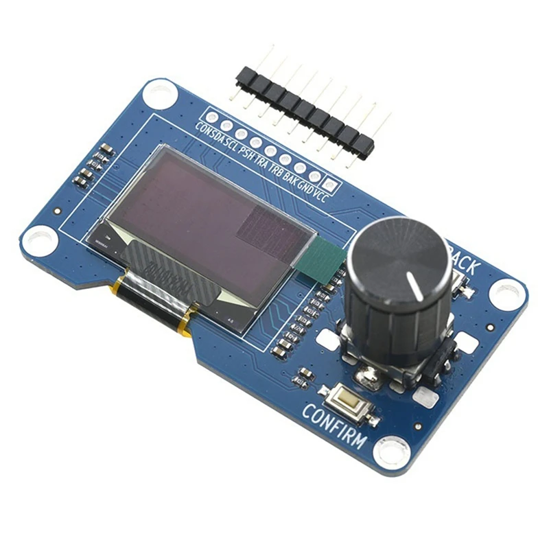 Tela de exibição AC17-Oled combinada com interface IIC do módulo codificador rotativo EC11 para Arduino