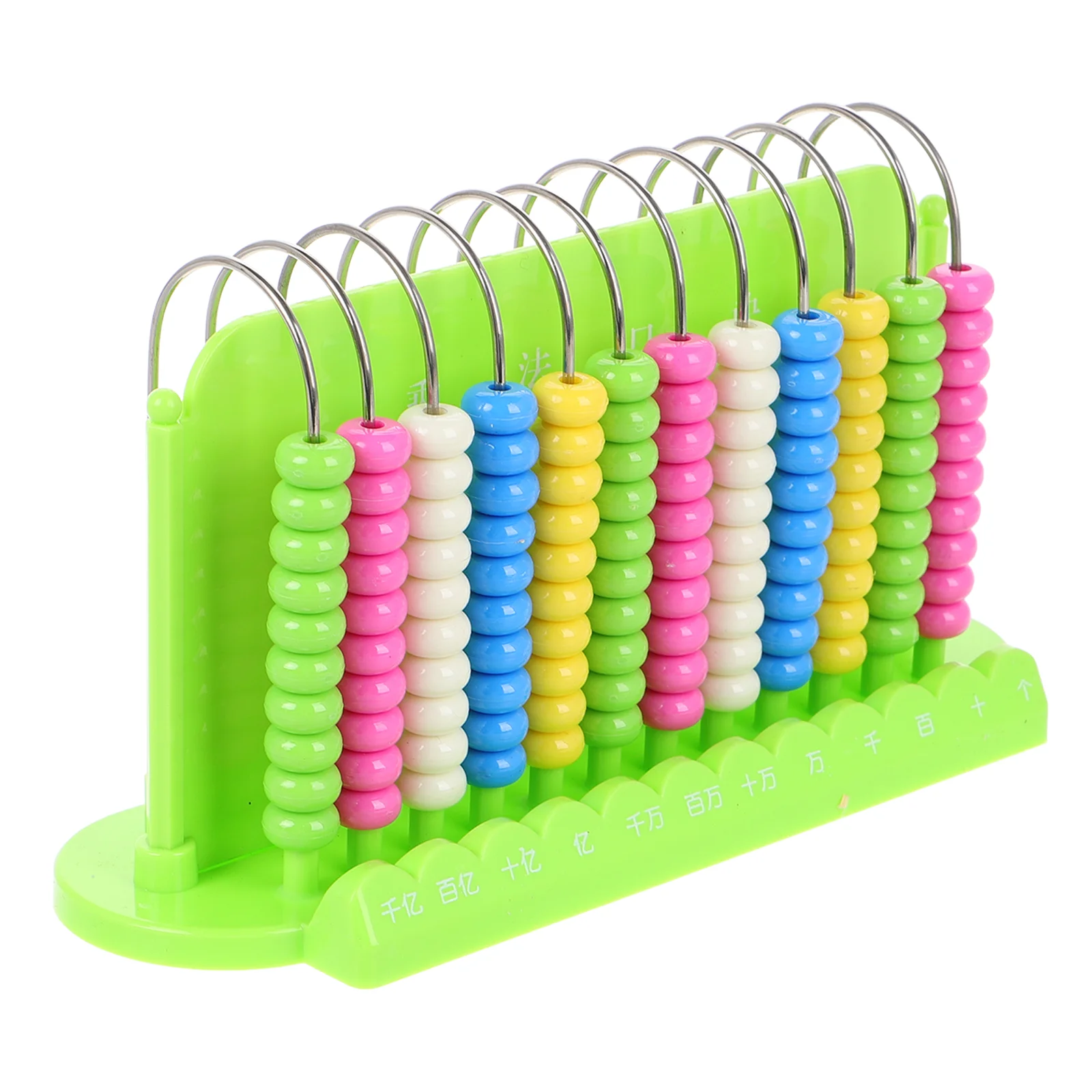 Abacus Kids Learning Toy Calculation Math 12 Rods Counting Abacuses Plastic Arithmetic Nacelle