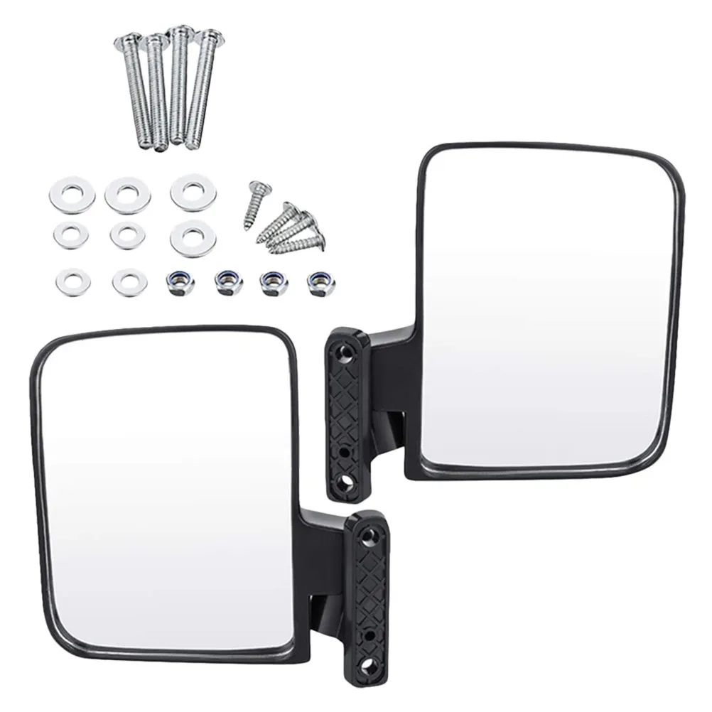 

1Set Golf Cart Rear View Mirror Universal Fit Side Mirrors Safe Navigation Wear-Resistant Replacement Accessories