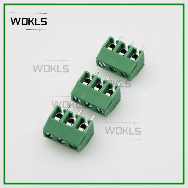 50PCS Spliceable Plug-in PCB Screw Terminal Block Connector FOR 24-18 AWG CABLE DG350 3.5 3.96 PT1.5/-3.5-H ED350V